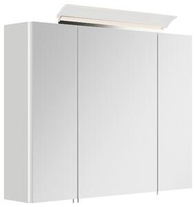 ZRCADLOVÁ SKŘÍŇKA, vysoce lesklá bílá, 80/62/17 cm MID.YOU - Koupelnové série, Online Only