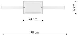 Thoro TH.248 - LED Lustr na lanku RIO LED/50W/230V CRI90 3000K pr. 78 cm zlatá