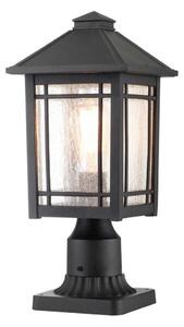 Quoizel QZ-CEDAR-POINT3-M-BK - Venkovní lampa CEDAR POINT 1xE27/60W/230V IP44