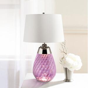 Elstead LENA-TL-S-PLUM-OWSS-LED St. lampa LENA 1xE27/60W/230V+1xGU10/7W růžová
