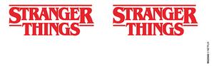 Hrnek Stranger Things - Logo, bílý