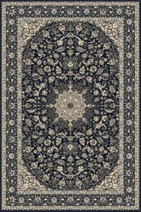 Kusový koberec vlněný Agnella Diamond Damore Granat Modrý Rozměr: 200x300 cm