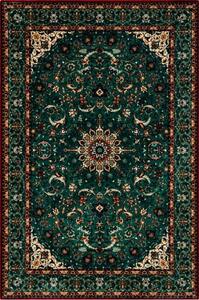 Kusový koberec vlněný Agnella Diamond Damore Smaragd Zelený Rozměr: 200x300 cm