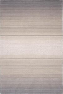 Kusový koberec vlněný Agnella Diamond Beverly Proužky Béžový Rozměr: 200x300 cm