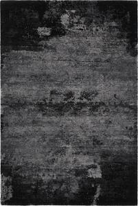 Kusový koberec vlněný Agnella Diamond Bran černý šedý Rozměr: 200x300 cm