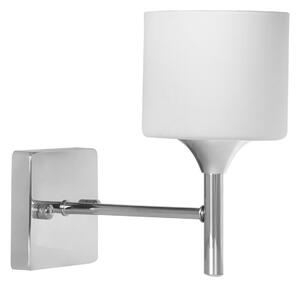 Nástěnná lampa Activejet AJE-MIRA 1P Bílý Stříbřitý Kov 40 W 23 x 21,5 x 11,5 cm