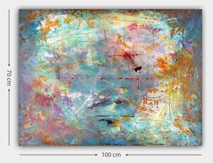 Nástěnný obraz na plátně 70x100 cm pestrobarevná