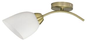 Nástěnná lampa Activejet Bílý Zlatá Kov Sklo 40 W 40 x 12 x 20 cm