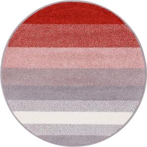 Kulatý koberec Agnella Eden Simp Rož Vícebarevný Rozměr: průměr 100 cm
