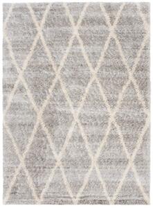 Makro Abra Kusový koberec Shaggy VERSAY Z520A šedý Rozměr: 140x200 cm