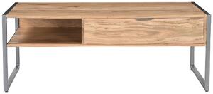 KONFERENČNÍ STOLEK, přírodní barvy, dřevo, kov, 120/60/45 cm Livetastic - Konferenční stolky, Online Only