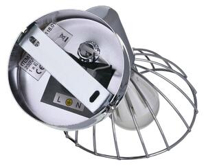 Nástěnná lampa Activejet AJE-GIZEL 1P Stříbřitý Kov 40 W