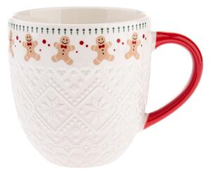 Bílý porcelánový hrnek 630 ml Knitting – Dakls