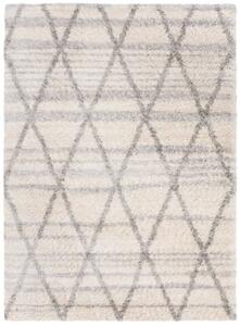 Makro Abra Kusový koberec Shaggy VERSAY Z520A krémový Rozměr: 140x200 cm