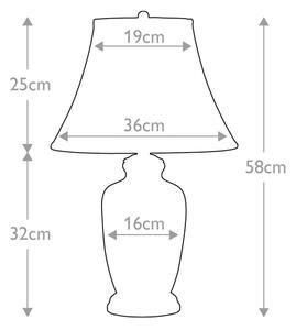 Elstead GOLD-THISTLE-TL - Stolní lampa GOLDTHISTLE 1xE27/60W/230V