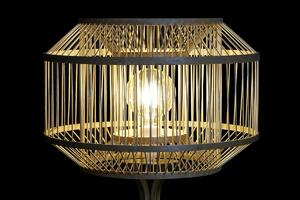 Stín lampy DKD Home Decor Přírodní Bambus 40 x 40 x 28 cm
