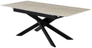 JÍDELNÍ STŮL, černá, béžová, 200/90/76 cm MID.YOU - Jídelní stoly, Online Only