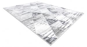 Makro Abra Kusový koberec POLI 9051A Trojúhelníky bílý šedý Rozměr: 120x170 cm