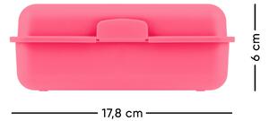 Baagl Box na svačinu Logo růžový