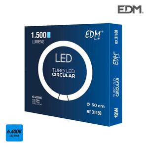 LED Trubice EDM Kruhový G10Q F 18 W 2100 Lm Ø 30 cm (6400 K)