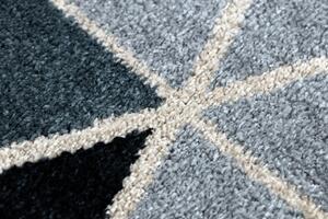 Makro Abra Kusový koberec POLI 9139A Kostky 3D vzor černý šedý Rozměr: 120x170 cm