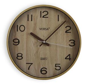 Nástěnné hodiny Versa Světle hnědá Plastické Křemen 4,8 x 31 x 31 cm
