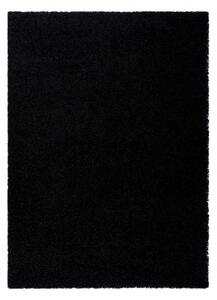 Makro Abra Kusový koberec jednobarevný SOFFI shaggy 5cm černý Rozměr: 60x100 cm