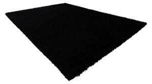 Makro Abra Kusový koberec jednobarevný SOFFI shaggy 5cm černý Rozměr: 200x290 cm