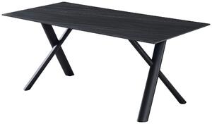 JÍDELNÍ STŮL, černá, tmavě šedá, 180/90/76 cm Livetastic - Online Only jídelní stoly, Online Only