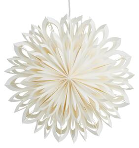 Závěsná svítící hvězda Clara white 50 cm