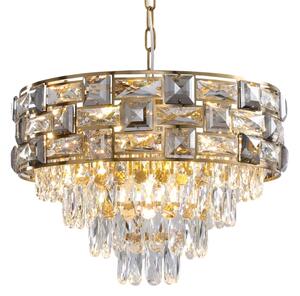Lustr na řetězu LUXURIA 9xE14/40W/230V zlatá
