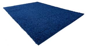 Makro Abra Kusový koberec jednobarevný SOFFI shaggy 5cm tmavě modrý Rozměr: 60x100 cm