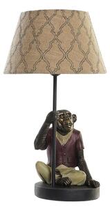 Stolní lampa DKD Home Decor Kaštanová Vícebarevný Koloniální styl 220 V 50 W Opice (27 x 25 x 44,5 cm)