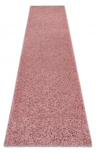 Makro Abra Koberec Běhoun jednobarevný SOFFI shaggy 5cm růžový Rozměr: 80x150 cm