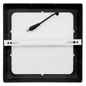 Solight WD173-B- LED Stropní svítidlo LED/18W/230V 3000/4000/6000K černá hranatý