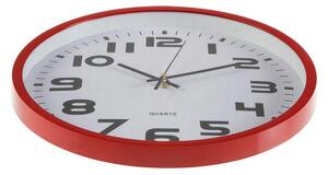 Nástěnné hodiny Versa Červený Plastické 4,2 x 30,5 x 30,5 cm