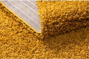 Dywany Luszczow Kusový koberec, běhoun SOFFI shaggy 5 cm zlato Rozměr koberce: 60 x 200 cm