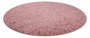Makro Abra Kulatý koberec jednobarevný SOFFI shaggy 5cm růžový Rozměr: průměr 80 cm