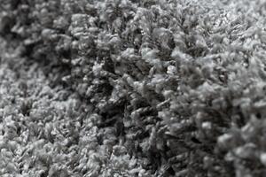 Makro Abra Kulatý koberec jednobarevný SOFFI shaggy 5cm šedý Rozměr: průměr 80 cm