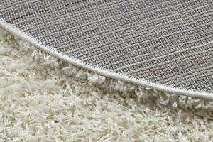 Makro Abra Kulatý koberec jednobarevný SOFFI shaggy 5cm krémový Rozměr: průměr 100 cm
