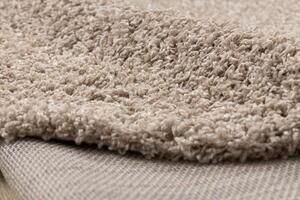 Makro Abra Kulatý koberec jednobarevný SOFFI shaggy 5cm béžový Rozměr: průměr 80 cm