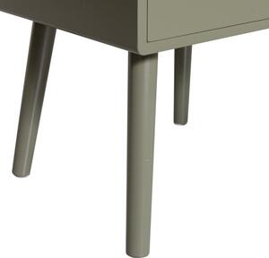 Noční stolek OZZY zelená 53cm WOOOD