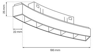 LED Svítidlo do lištového systému MAGNETIC TRACK LED/6W/48V 4000K černá