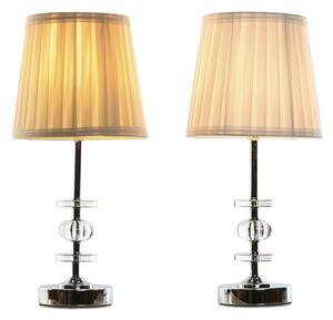 Stolní lampa Home ESPRIT Bílý Béžový Kovová Kov 25 W 220 V 20 x 20 x 43 cm (2 kusů)