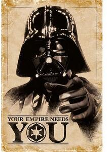 Plakát Star Wars - Darth Vader - Your Empire Needs You