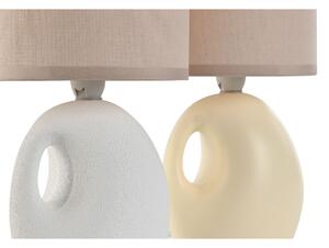 Stolní lampa Home ESPRIT Bílý Krém Dolomite 220 W 40 V 14 x 14 x 30 cm (2 kusů) (12 kusů)