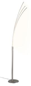 Livarno® Oblouková LED lampa (palmová lampa, matný nikl) (100397708002)