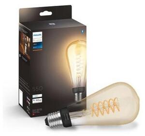 LED Stmívatelná žárovka Philips Hue WHITE FILAMENT ST72 E27/7W/230V 2100K