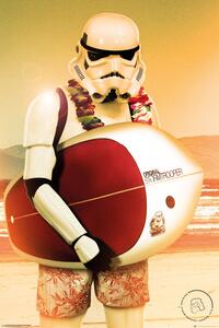 Plakát Star Wars - Stormtrooper Surf