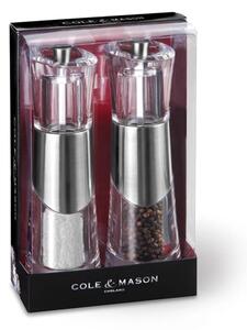 Cole&Mason - Sada mlýnků na sůl a pepř BOBBI 2 ks 18,5 cm